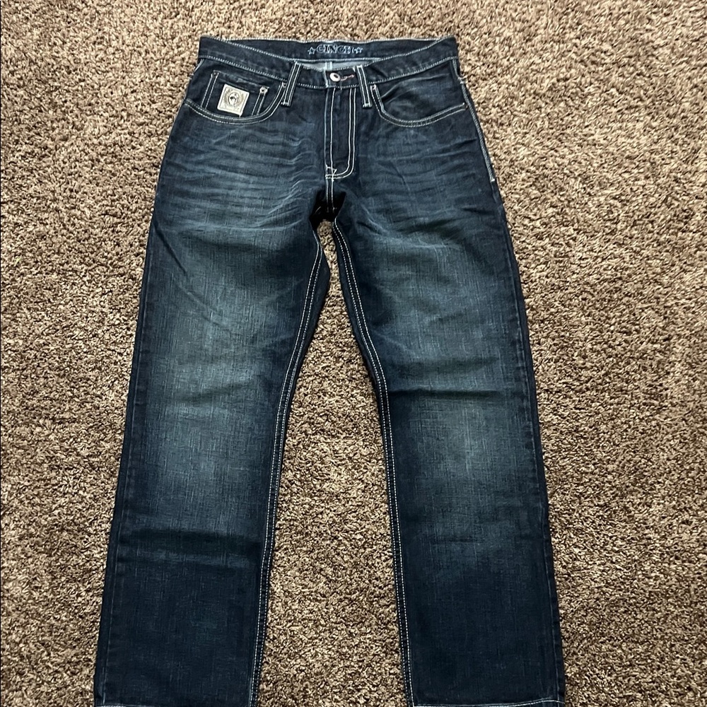 Cinch Men's Straight Jeans - Dark Blue